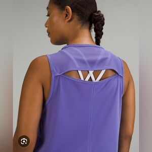 lululemon Sculpt Cropped Tank Top, Size 6 in Charged Indigo